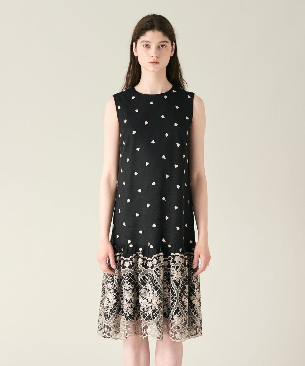 GRACE CONTINENTAL 刺繍レースドレス 