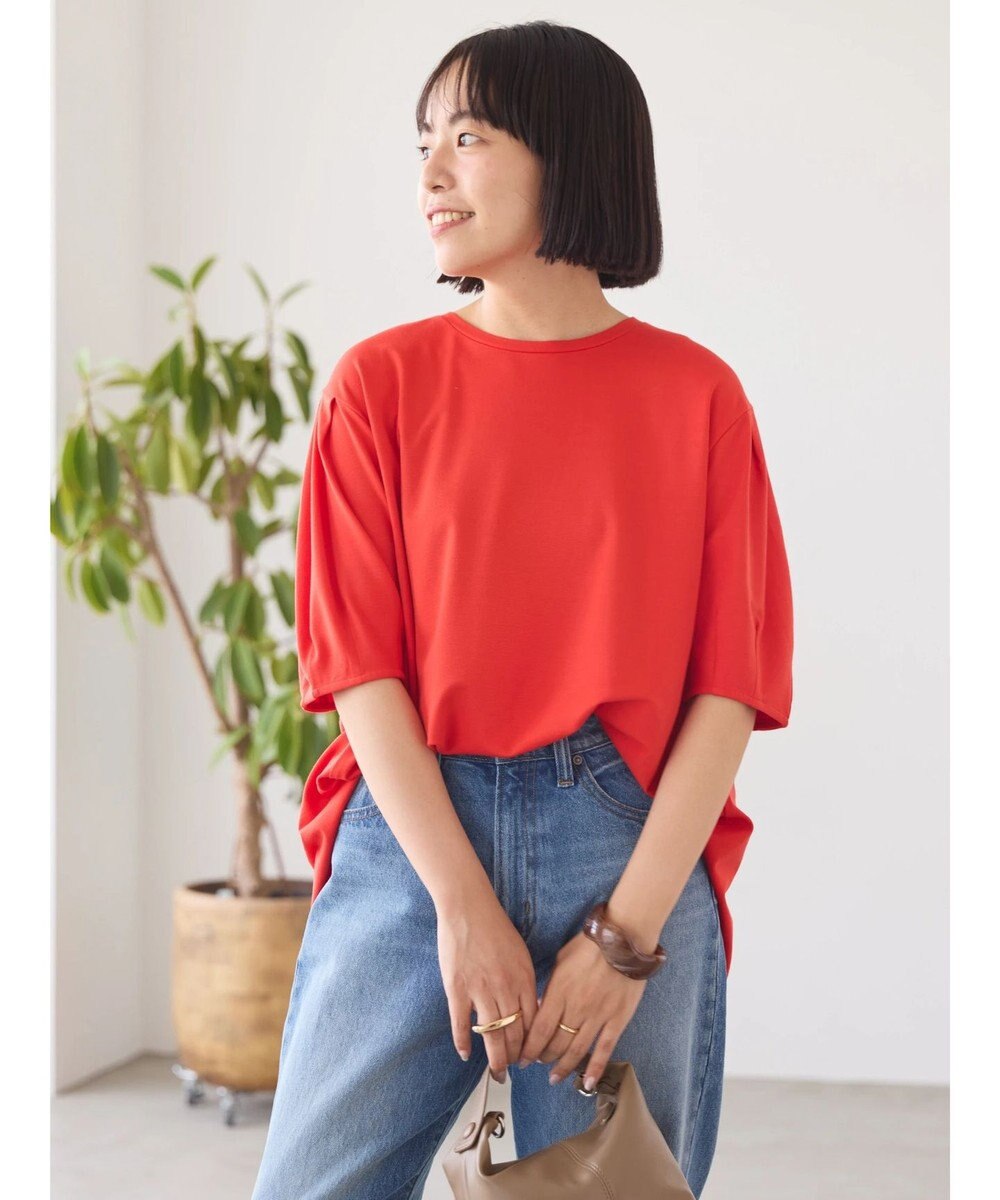 AMERICAN HOLIC 接触冷感袖コンシャスカットプルオーバー 