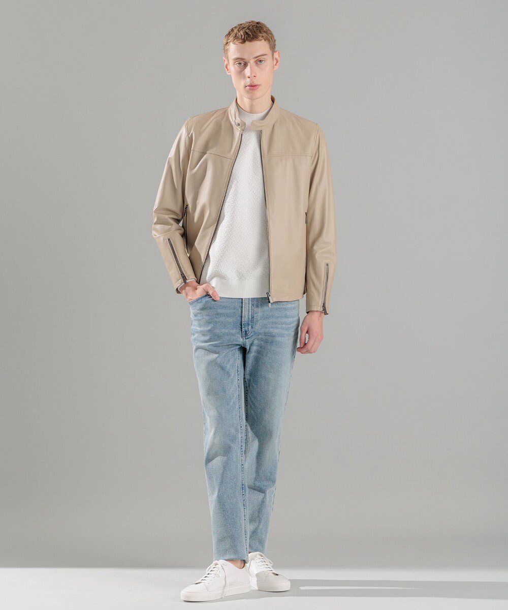 JOSEPH HOMME 新型【洗える】ヴィスコースリンクス　モックネックニット 