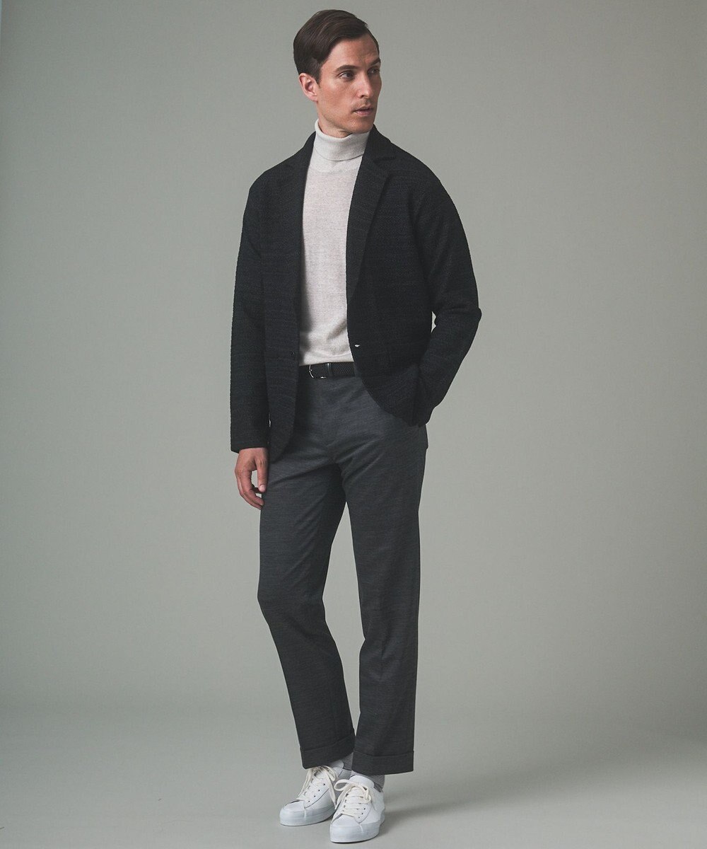 GOTAIRIKU セットアップ対応【洗える/ストレッチ/シワになりにくい】ウォッシャブルジャージー セットアップパンツ 