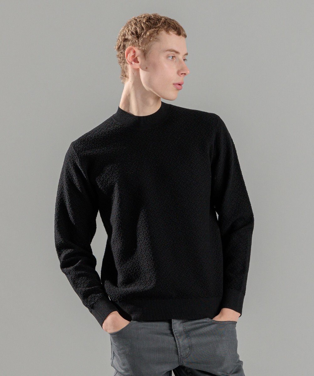 JOSEPH HOMME 新型【洗える】ヴィスコースリンクス　モックネックニット 