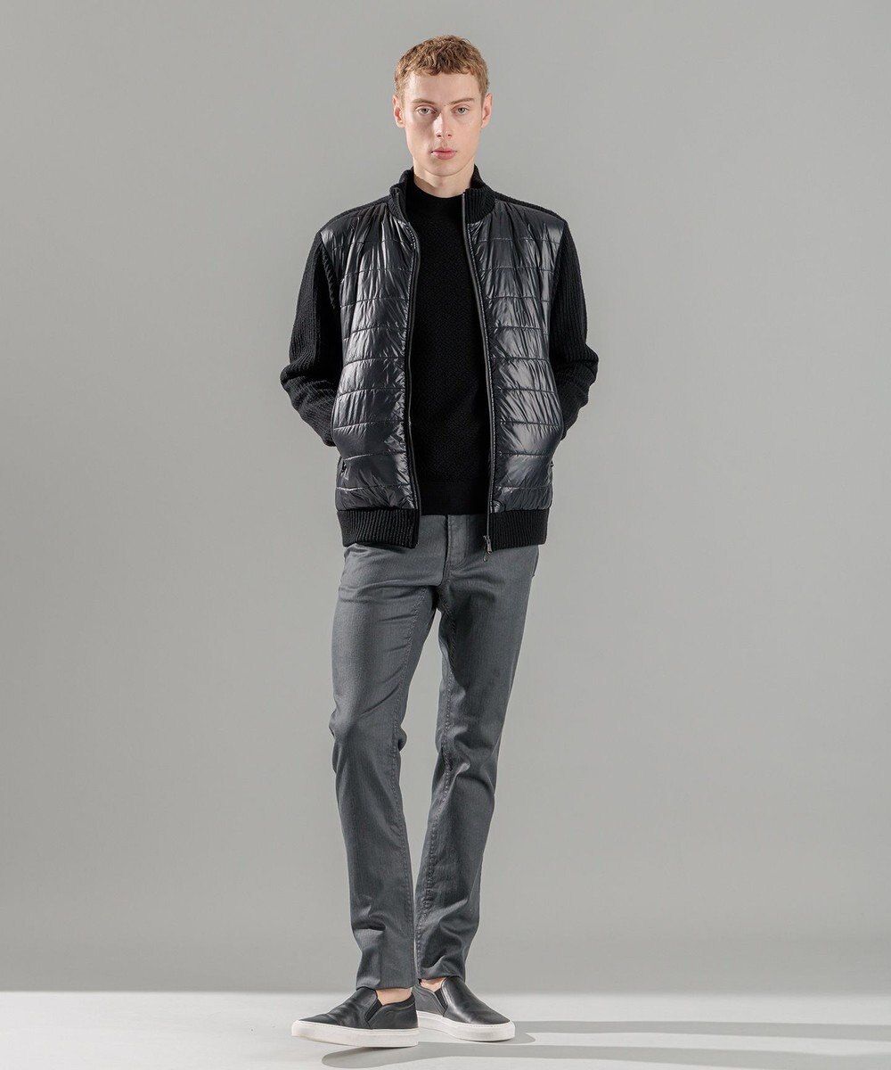 JOSEPH HOMME 新型【洗える】ヴィスコースリンクス　モックネックニット 