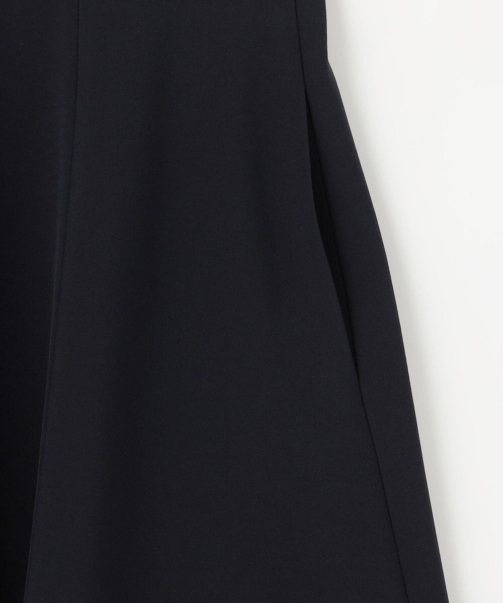 組曲 L 【KUMIKYOKU NAVY】コンフォータブルドレープ フレアワンピース 