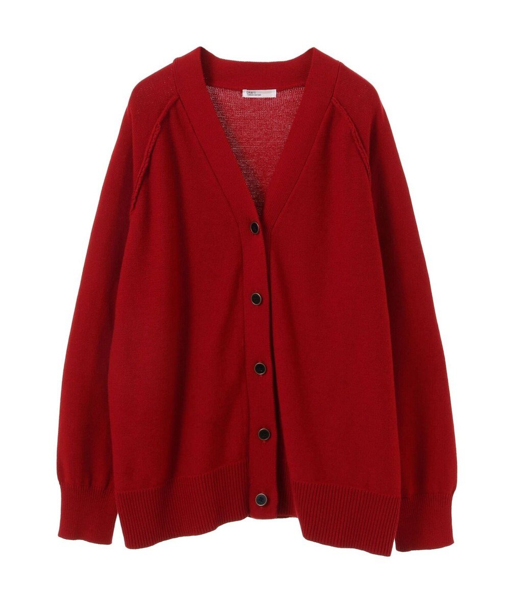CRAFT STANDARD BOUTIQUE アウトリンキングニットカーディガン 