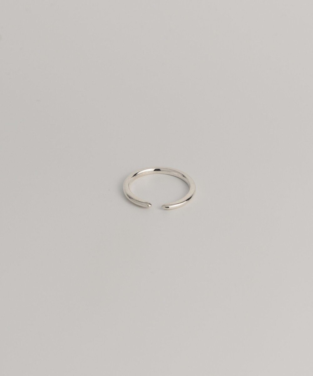 yoaa シルバー925 ショートライン イヤーカフ 