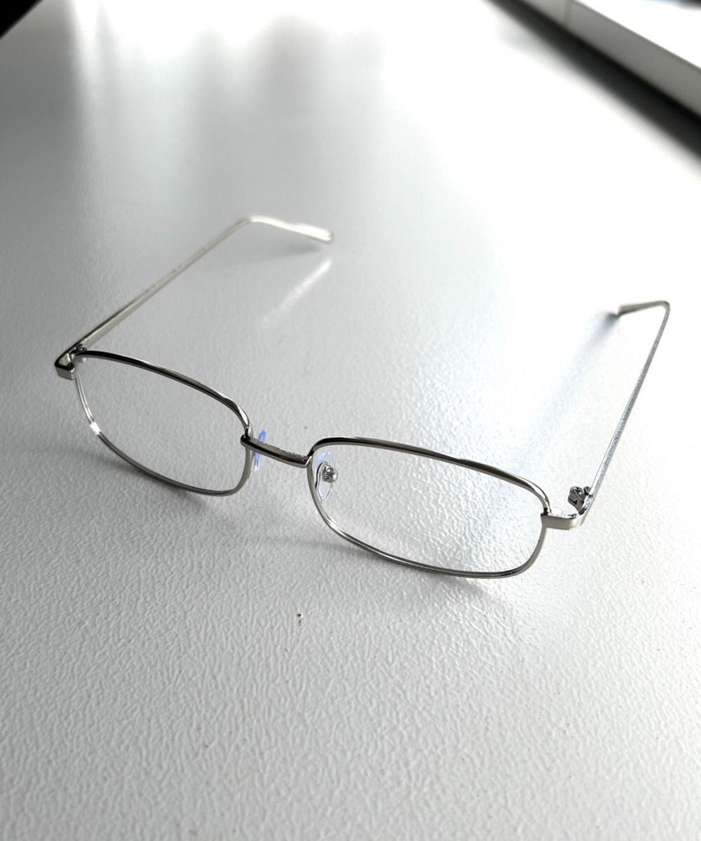 WEGO メタルフレームクリアアイウェア 