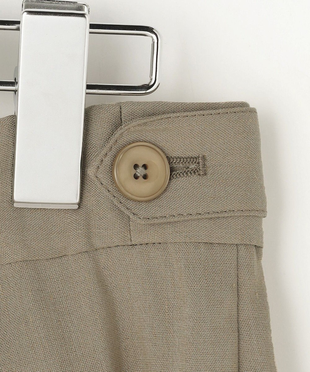 自由区 【SHIHOさん着用・セットアップ対応】リネンストレッチワイド パンツ 