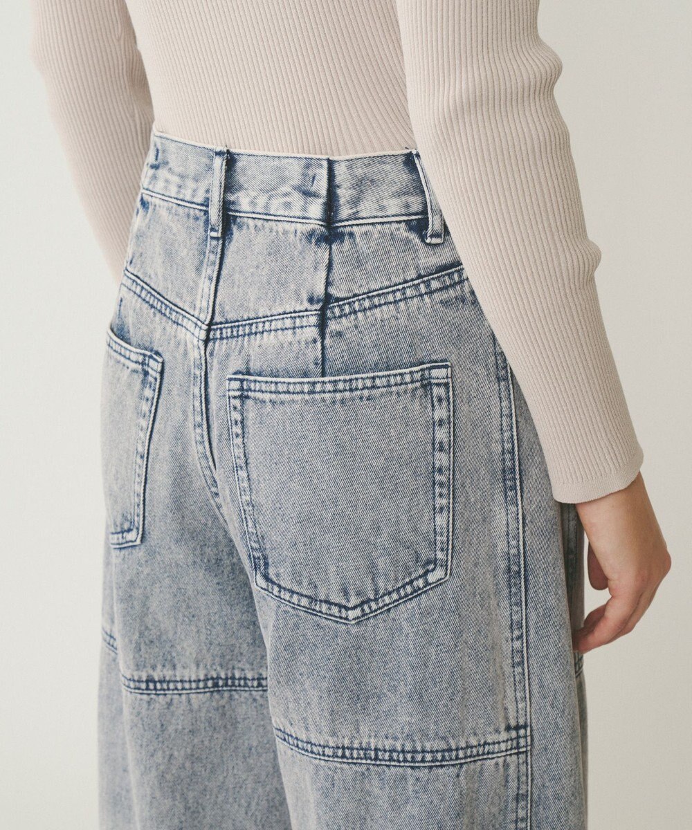 GRACE CONTINENTAL ライン切替デニムパンツ 