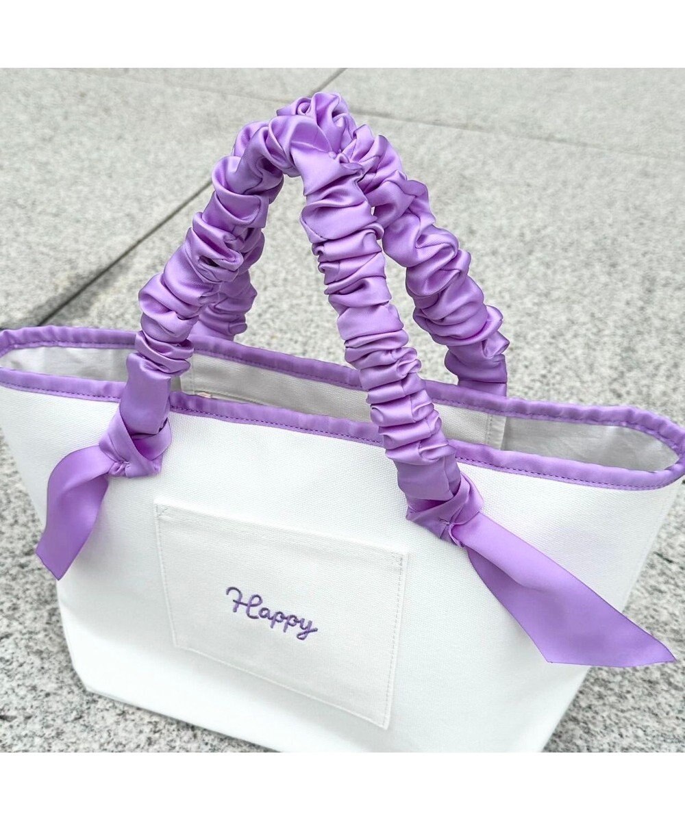 LA BAGAGERIE 【インスタグラマー Chiyoさん×LA BAGAGERIE】ギャザーリボンハンドルトート 