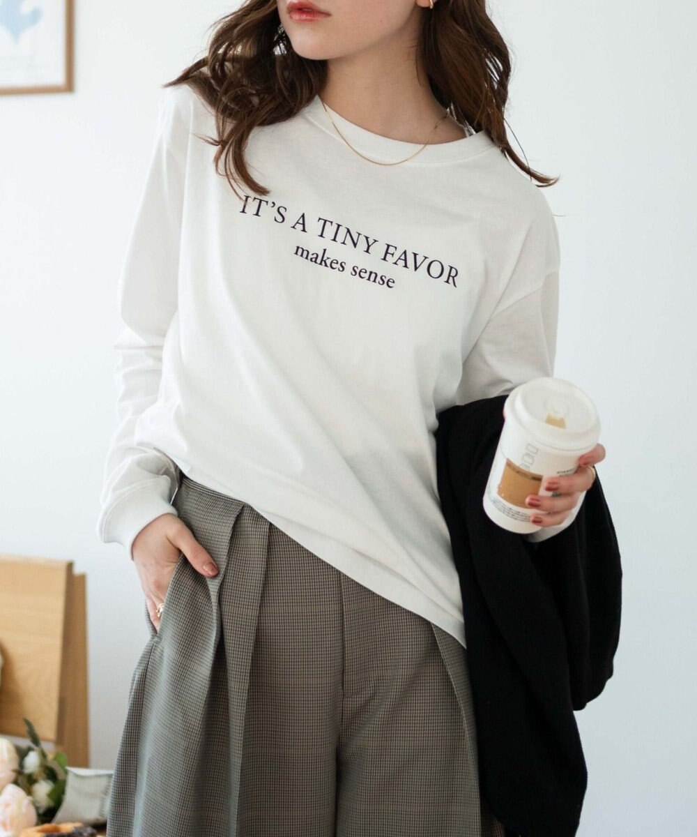 WEGO 【WEB限定】クルーネックプリントロンT 