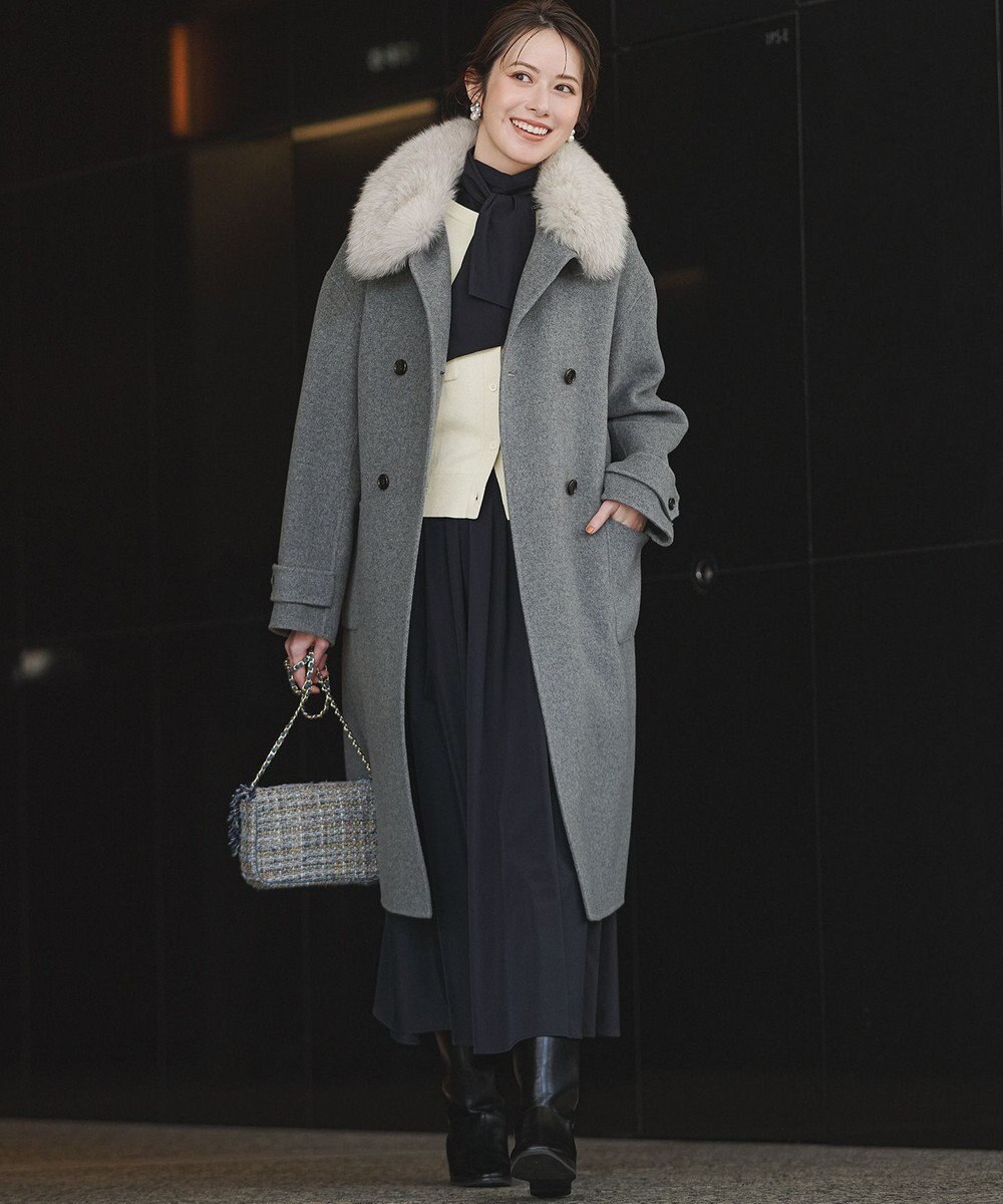 23区 GIOLICAツイード ショルダーバッグ 