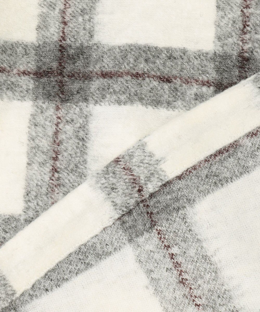 JOSEPH ABBOUD MOUNTAIN 【SPACE／UNISEX】フランネルジャージーブロック シャツ 