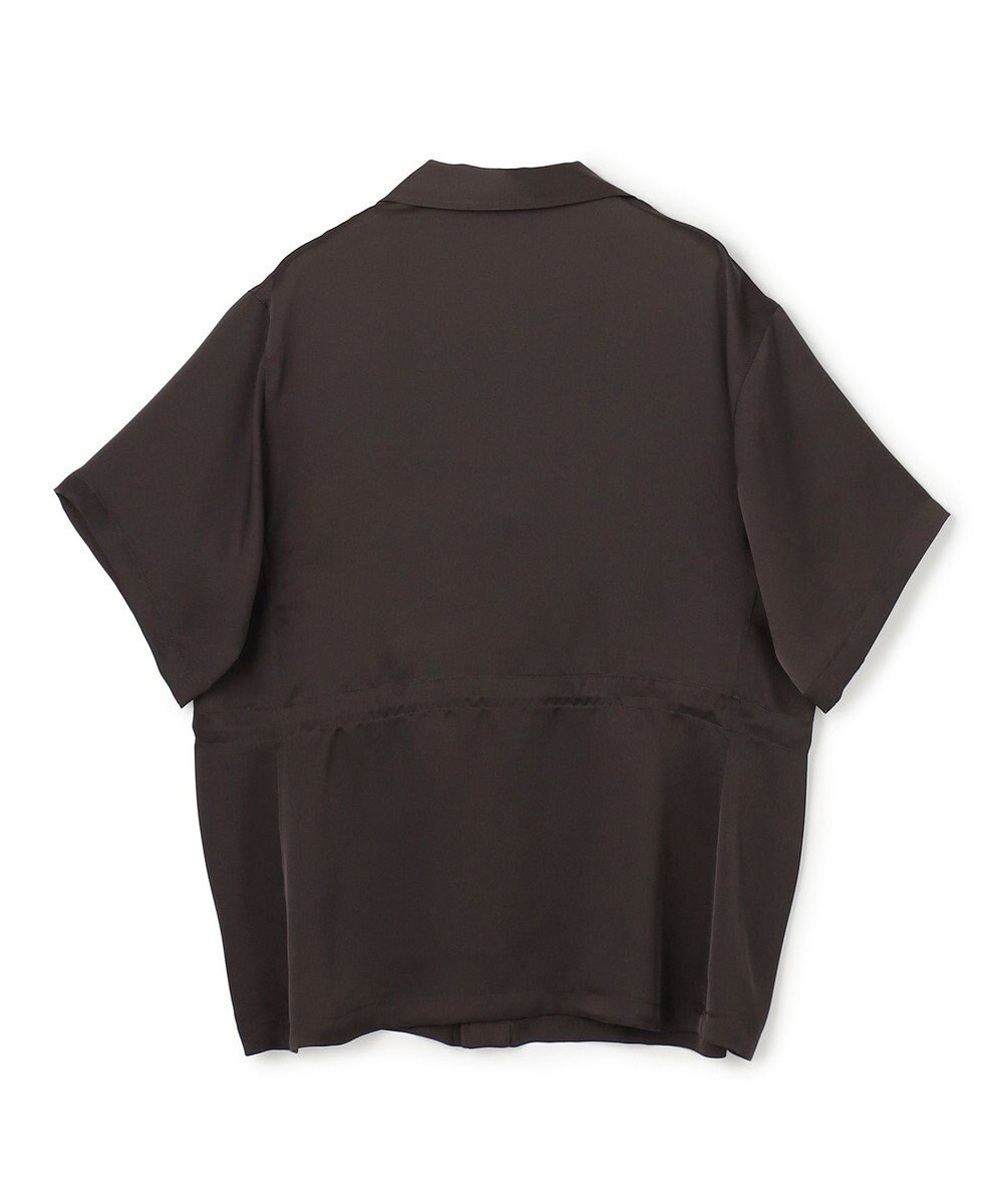 uncrave ライトダブルサテン シャツジャケット 