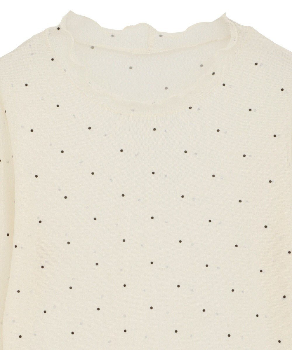 earth music&ecology フロッキードットメロープルオーバー 