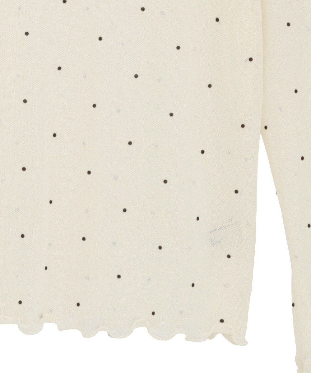 earth music&ecology フロッキードットメロープルオーバー 