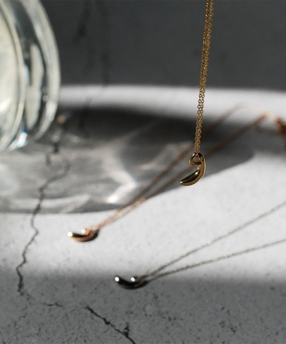 blancotokyo 【金属アレルギー対応】ニュアンスドロップネックレス LAGRIMA necklace 