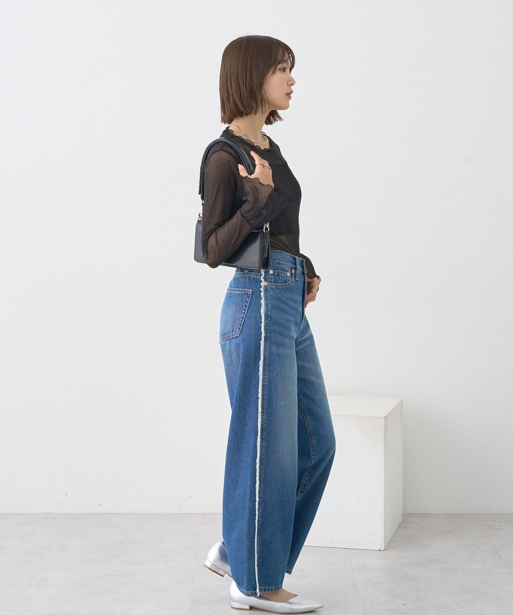 earth music&ecology フロッキードットメロープルオーバー 