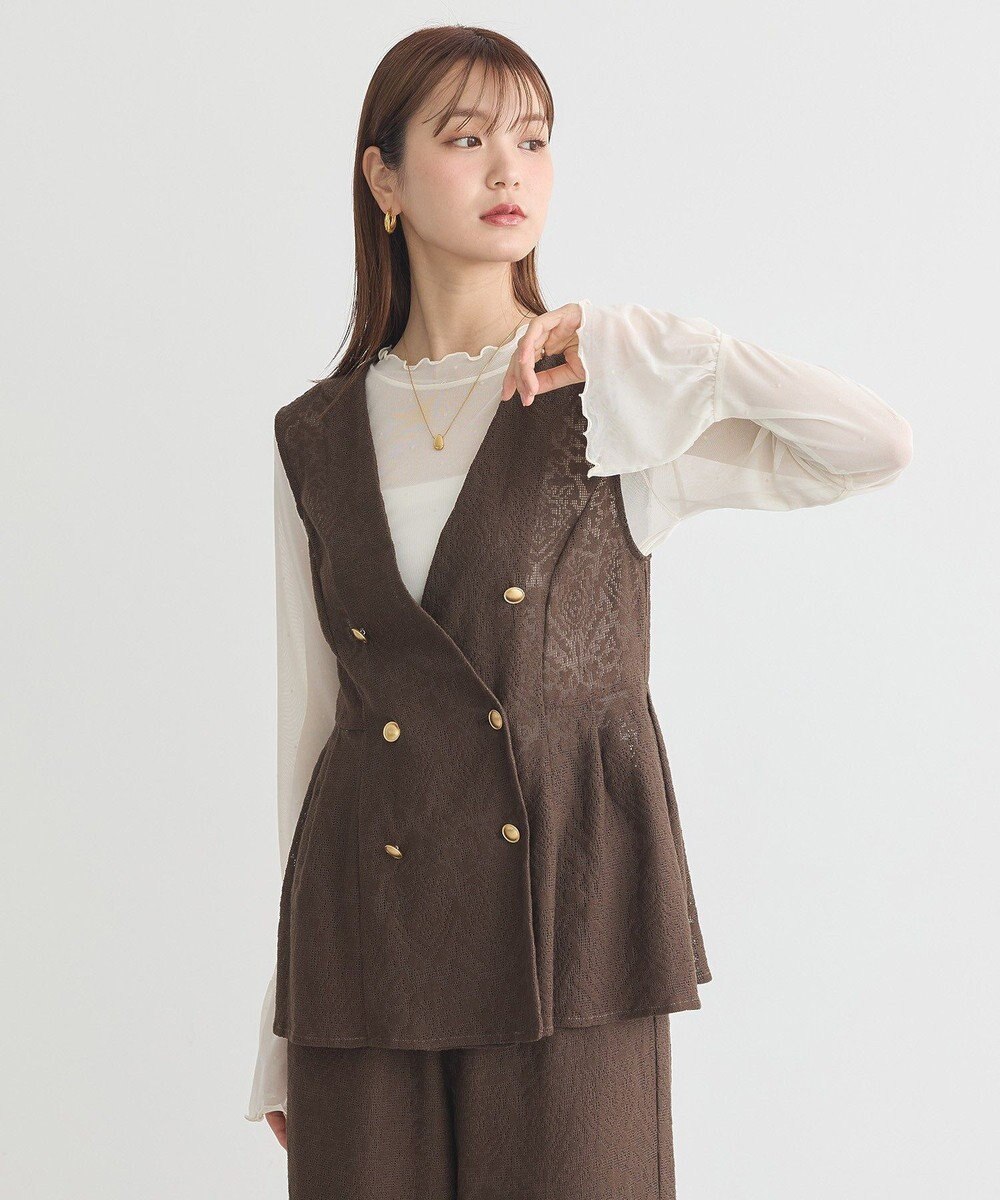 earth music&ecology フロッキードットメロープルオーバー 