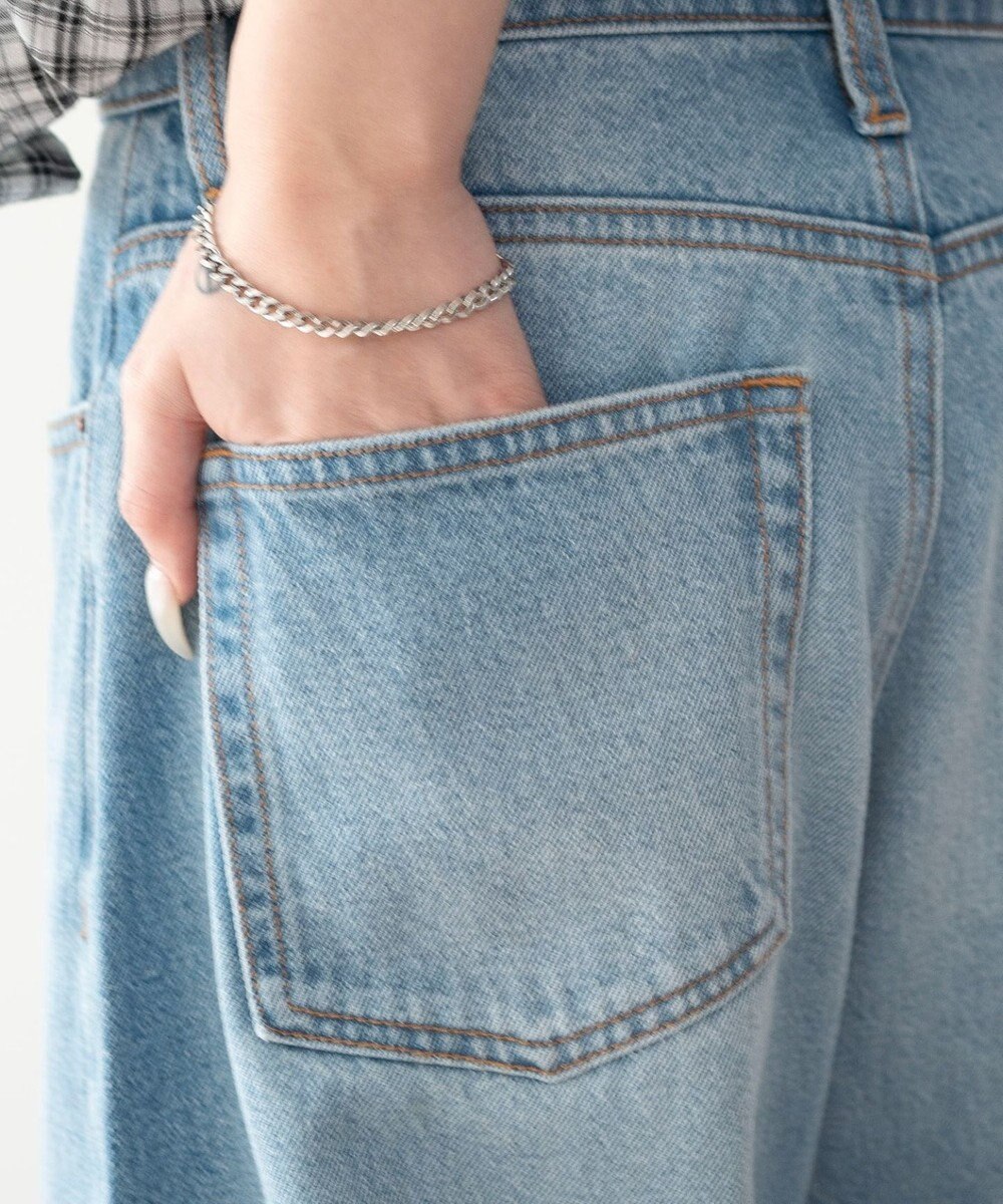 WEGO ワイドカーブデニムパンツ 