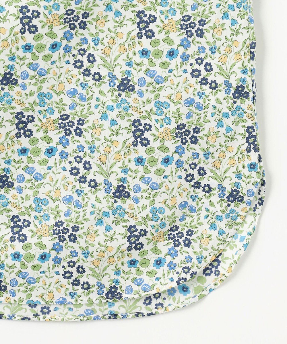 J.PRESS LADIES L 【洗える】Liberty Lilibet＆Hannah Rose スタンドカラー ブラウス 