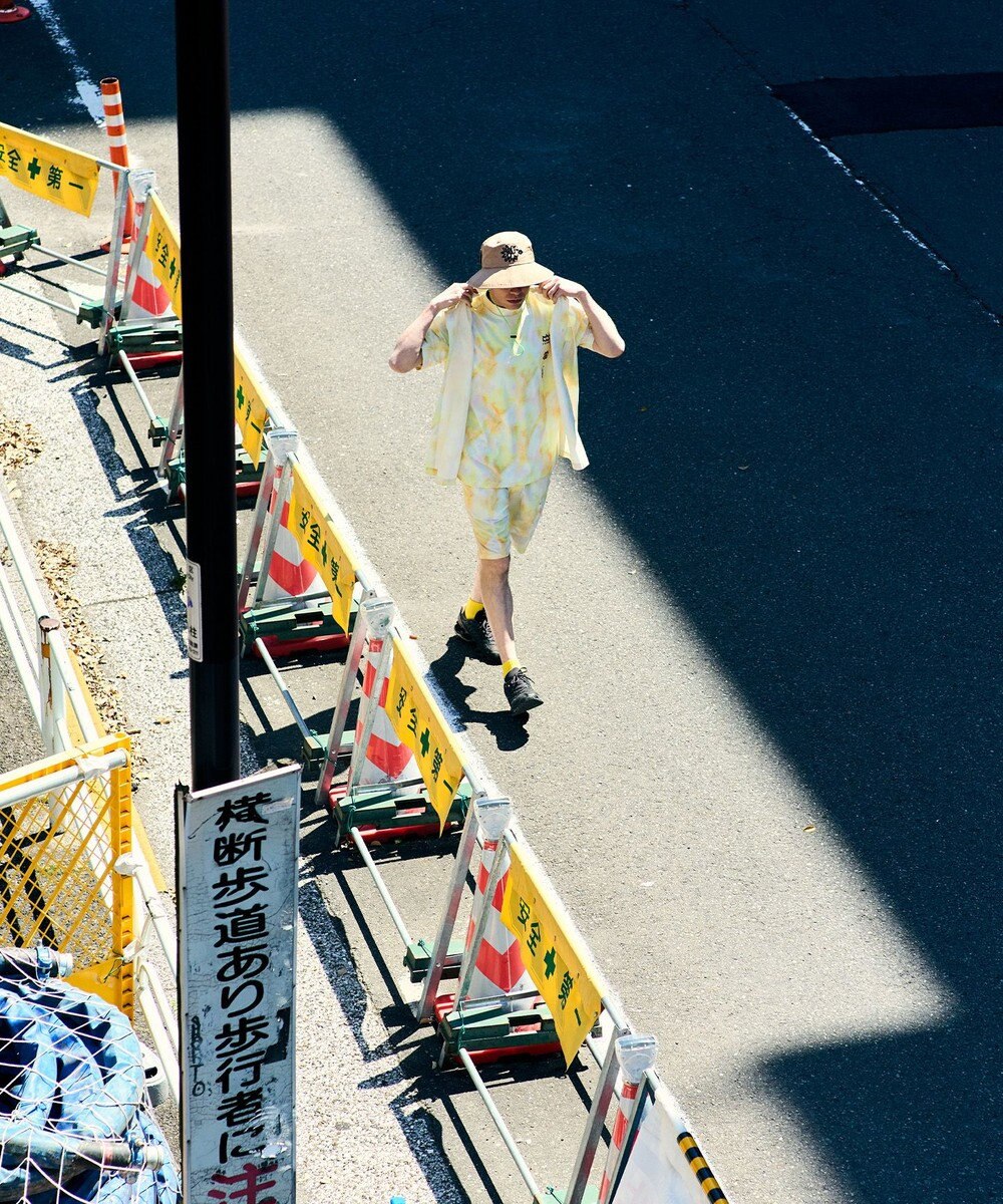 PW CIRCULUS 【MEN】タイダイ メッシュカーゴショーツ ゴルフ 