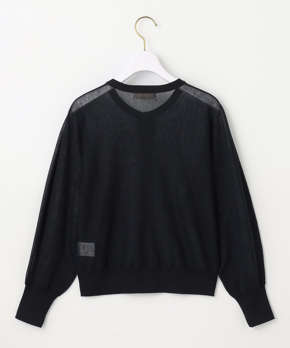 ANY SIS 【洗える】シアークルー カーディガン 