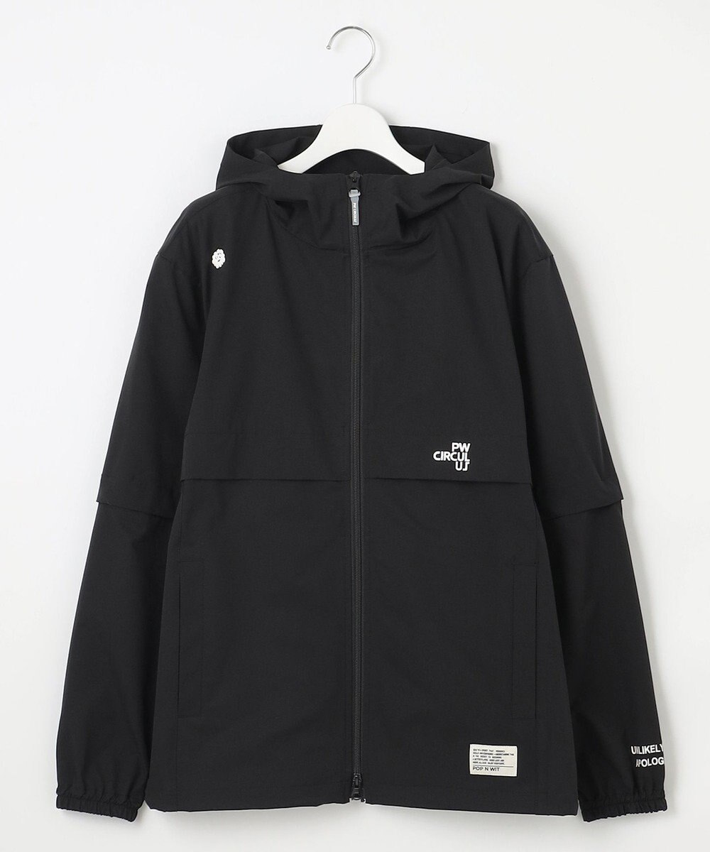 PW CIRCULUS 【撥水加工/ストレッチ】【MEN】2Way デタッチャブルブルゾン（長袖/半袖）  ゴルフ 