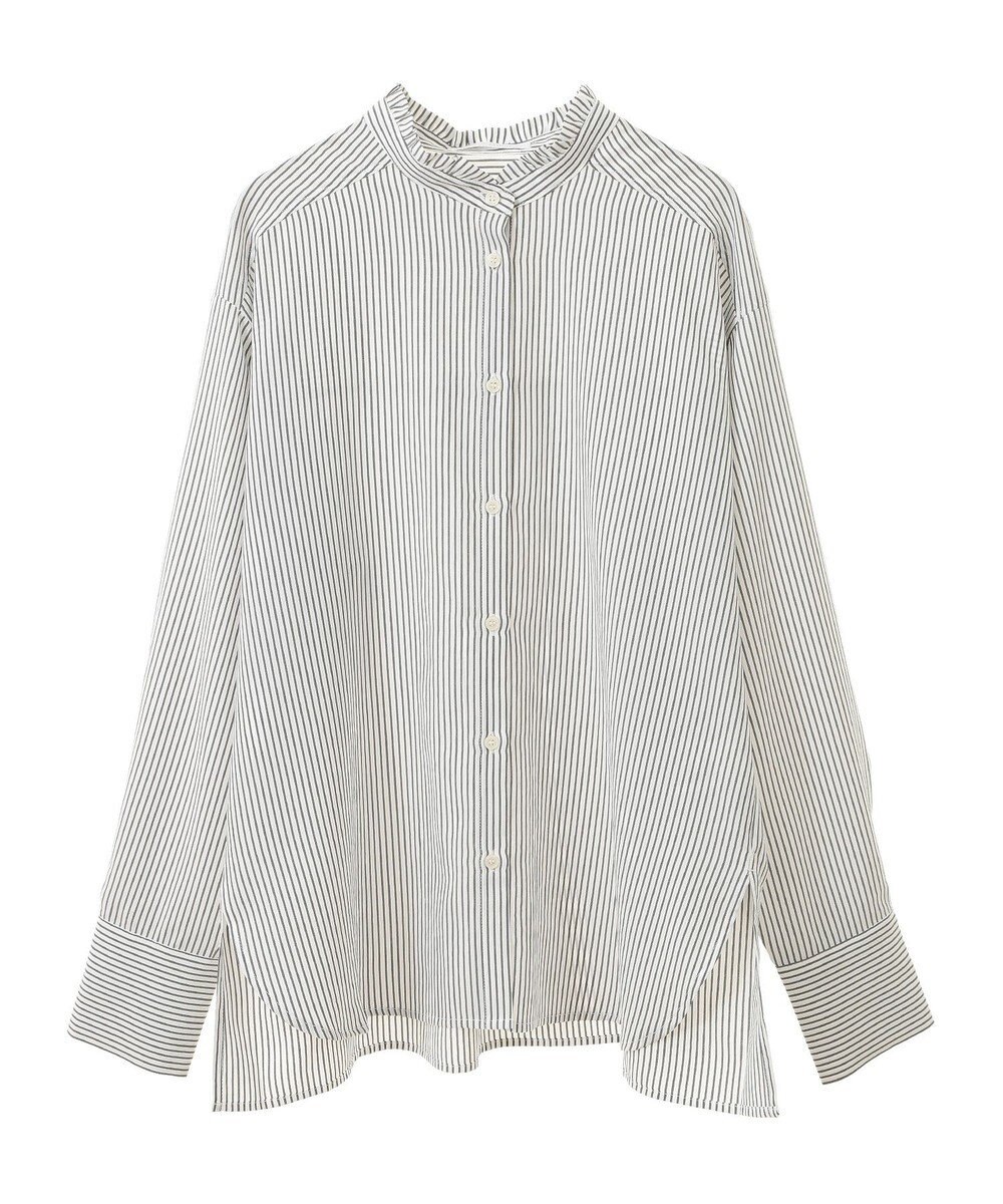 Green Parks フリルカラーシャツ 