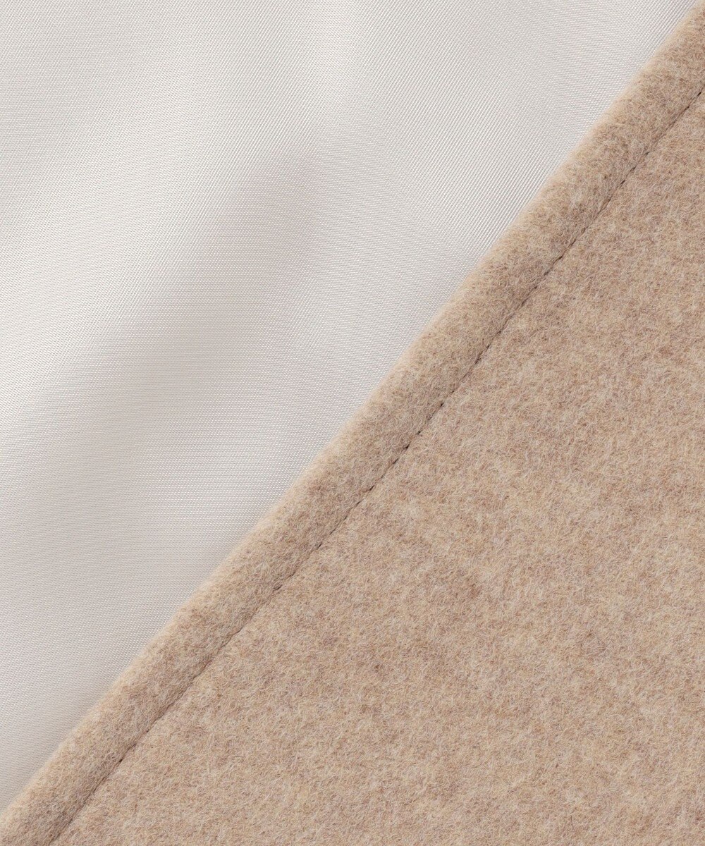 BEIGE， 【VERY NaVY12月号掲載】LABBOCK / ウール混ラグランステンカラーコート 