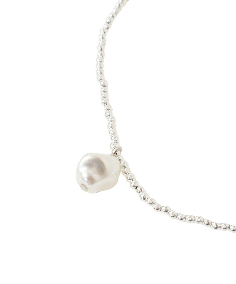 Green Parks ・ＨＡＬＦ　ＴＩＭＥ　一粒パールビーズネックレス 