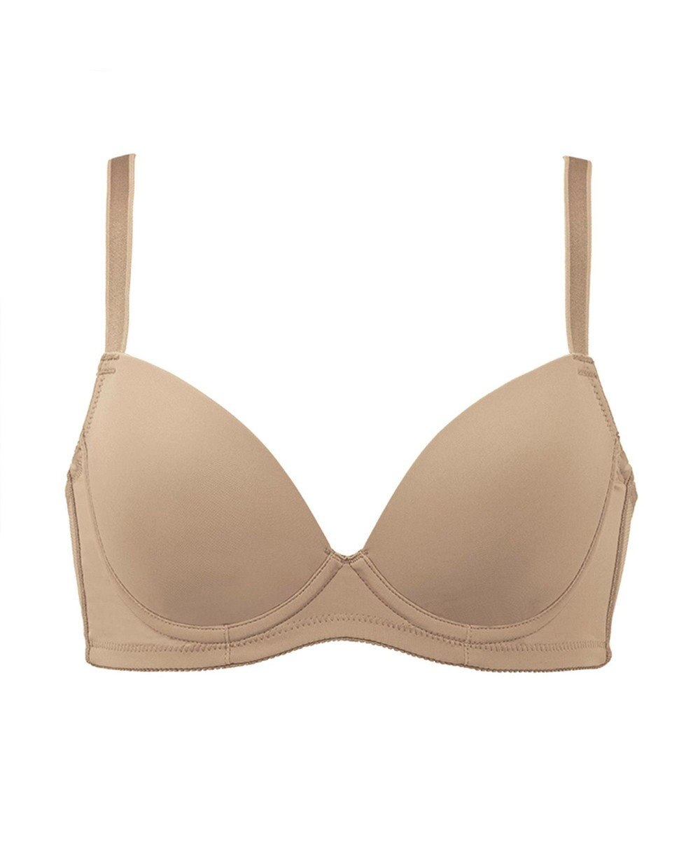 BRADELIS New York 【BRADELIS FIT  / 響きにくいシームレスタイプ】シームレスカップモールドブラ シンプルな薄手カップで軽い着け心地 