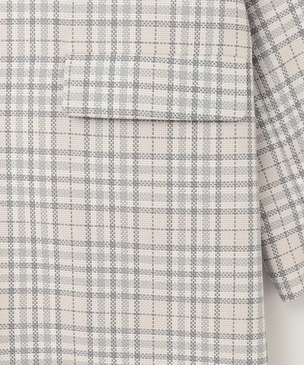 自由区 S 【洗える】オルタネートチェック コート 