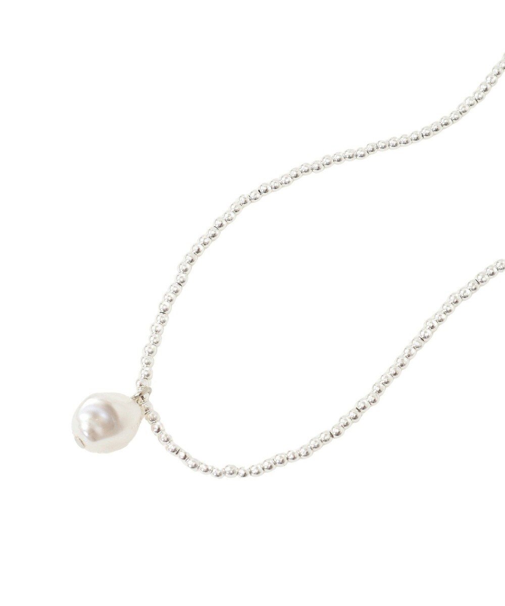 Green Parks ・ＨＡＬＦ　ＴＩＭＥ　一粒パールビーズネックレス 