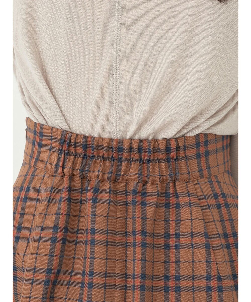 earth music&ecology チェックフレアスカート 