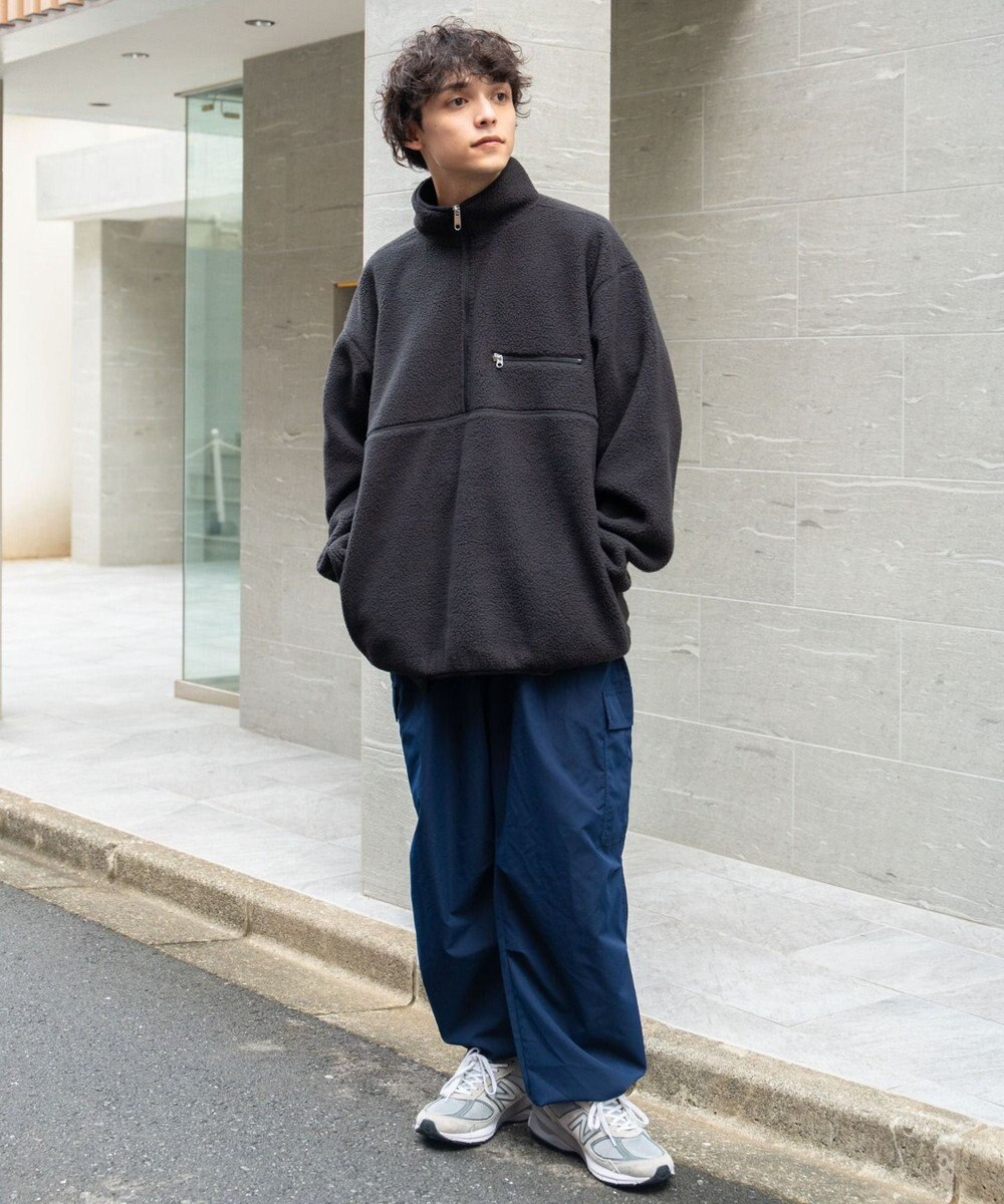 WEGO フリース ハーフZIPプルオーバー 