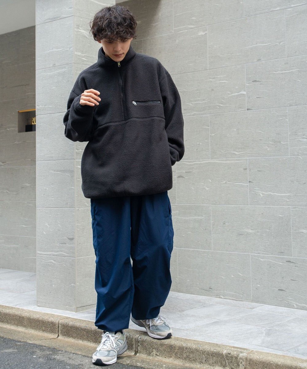 WEGO フリース ハーフZIPプルオーバー 