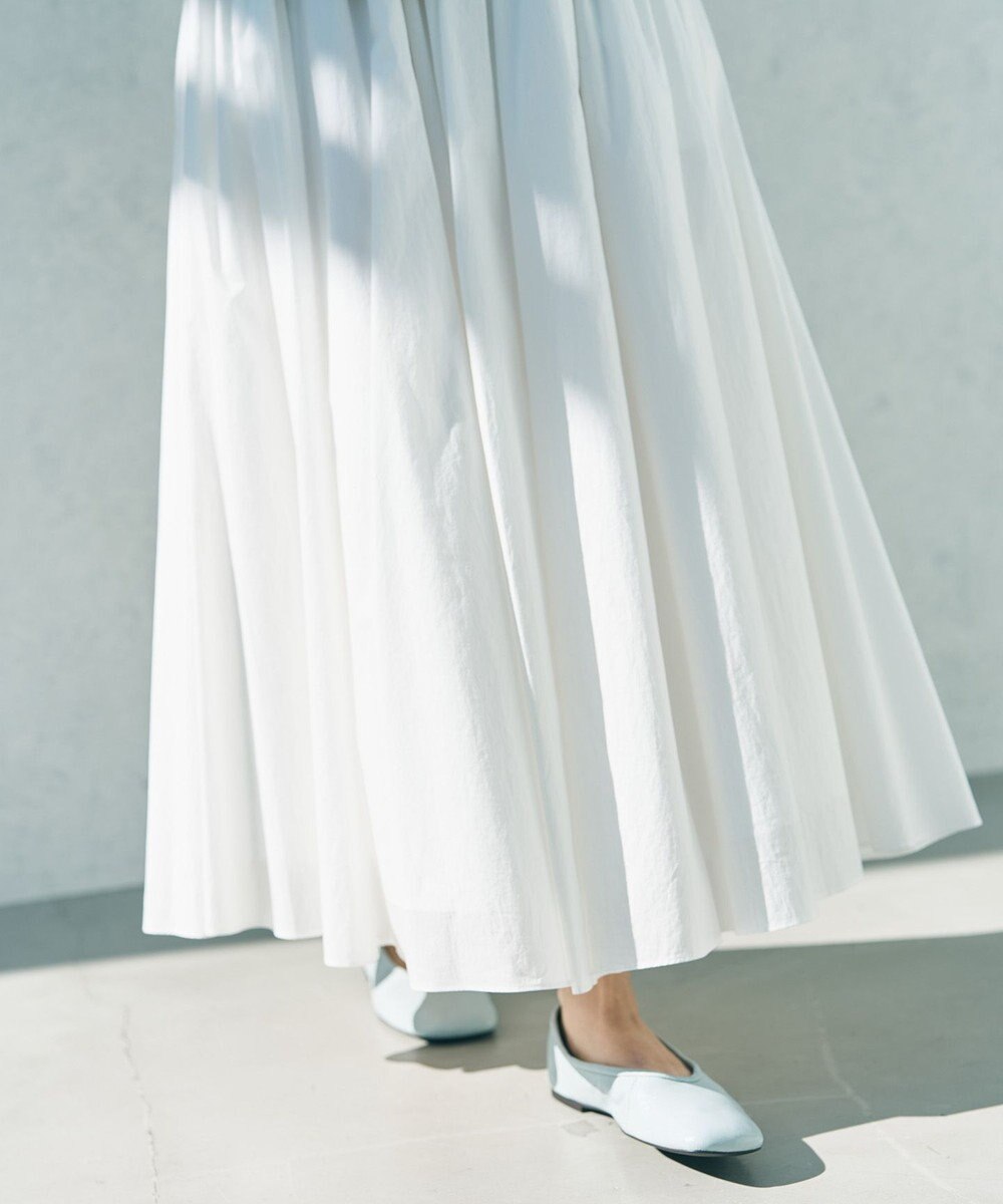 UNFILO コットンローン ボリュームスカート 