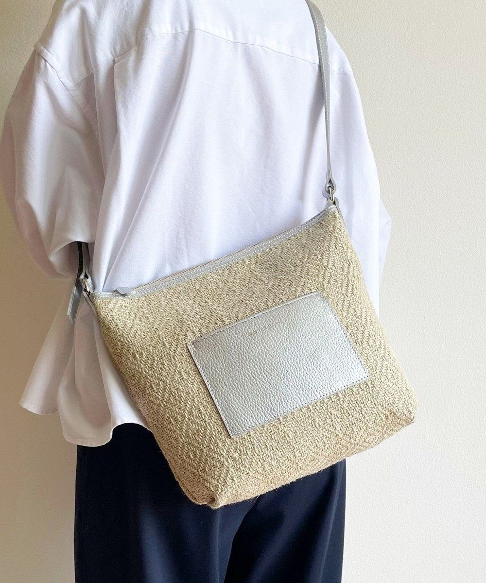 Hekhèr Le Style de Vie 【日本製 / 3WAY】ジュート×牛革 ショルダーバッグmedium 
