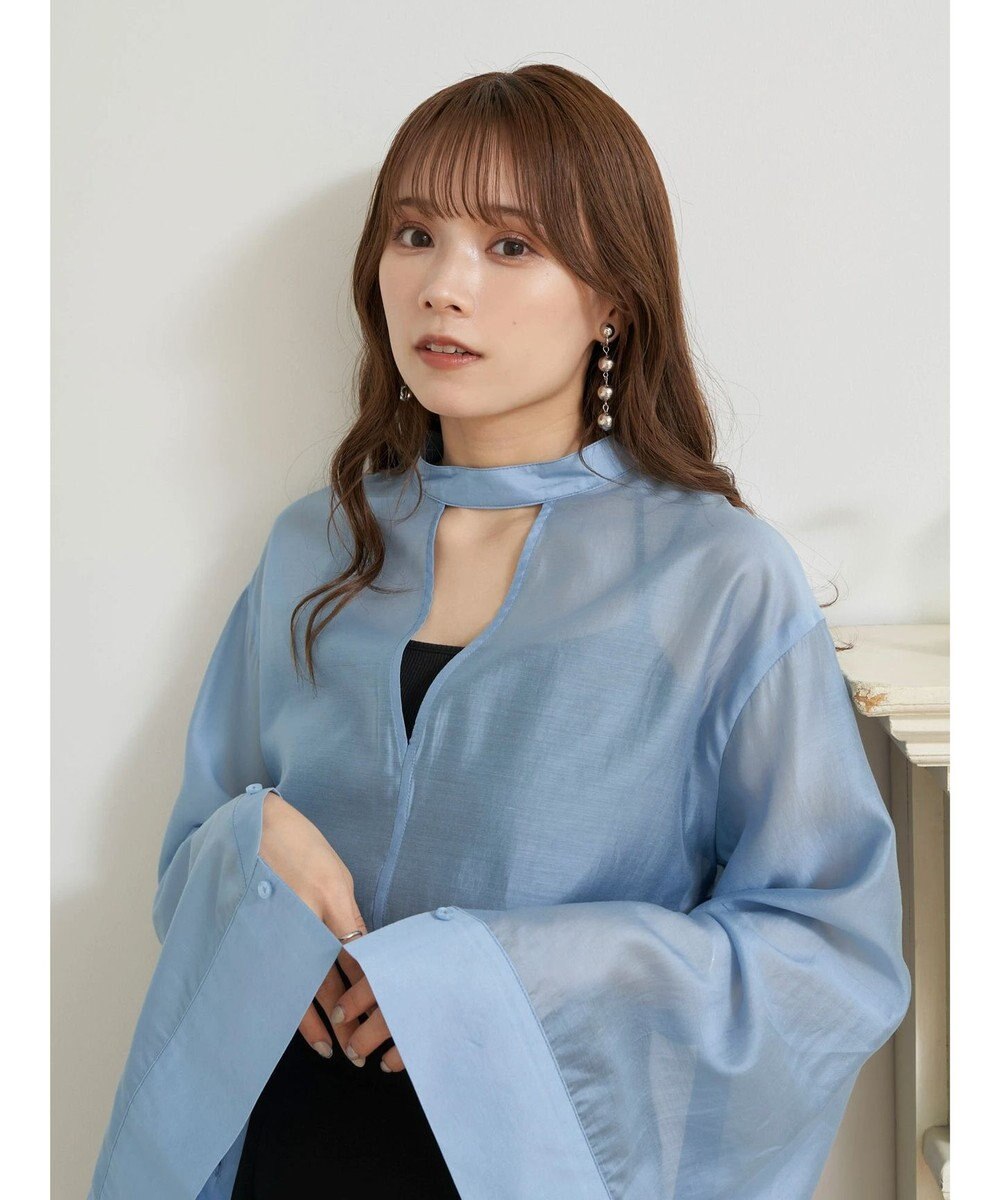 earth music&ecology マルチウェイシアーシャツ 