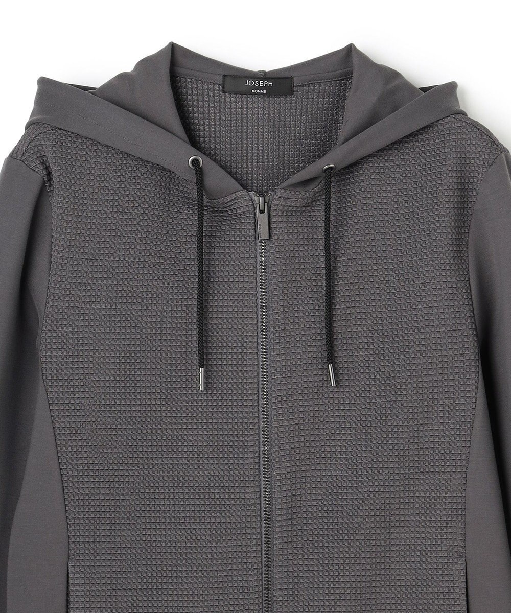 JOSEPH HOMME 【オリジナル素材 】ライトタックジャージー   ジップアップフーディー 