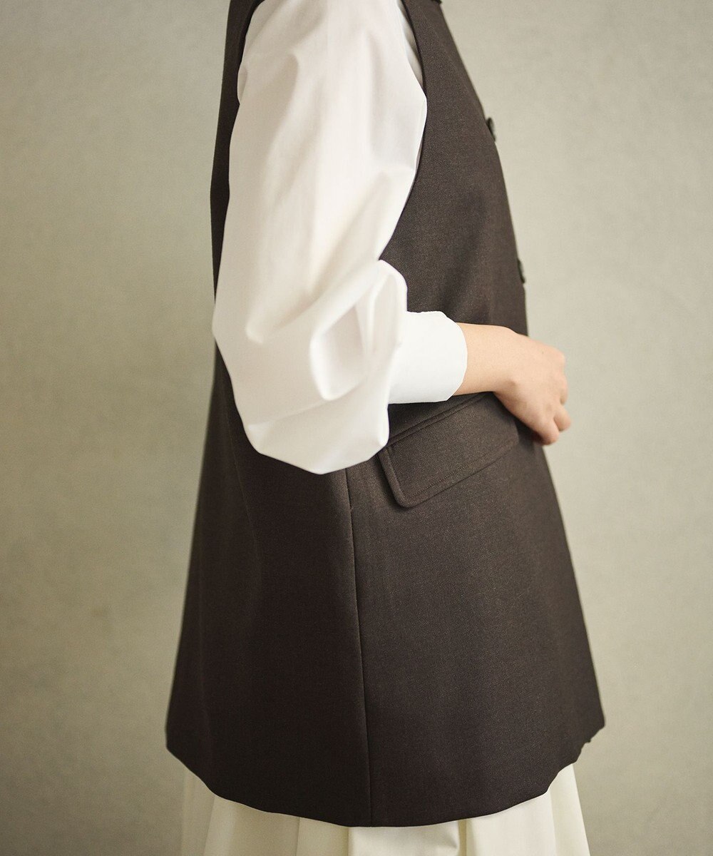 #Newans 大人気ジレが新素材で再登場！チュニックジレ 