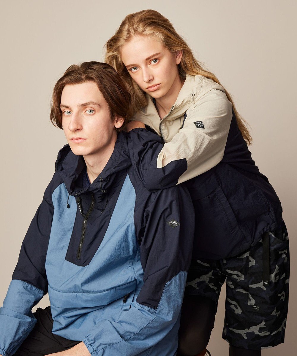 JOSEPH ABBOUD MOUNTAIN 【CREA掲載・軽量/ECO撥水/ストレッチ】 ライトワッシャー マウンテンパーカー 