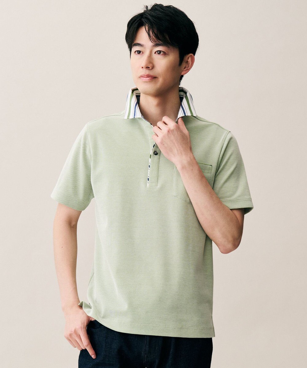 JOSEPH ABBOUD 【キングサイズ・愛されて21年！オーガニックコットン使用】ダディ ポロシャツ 