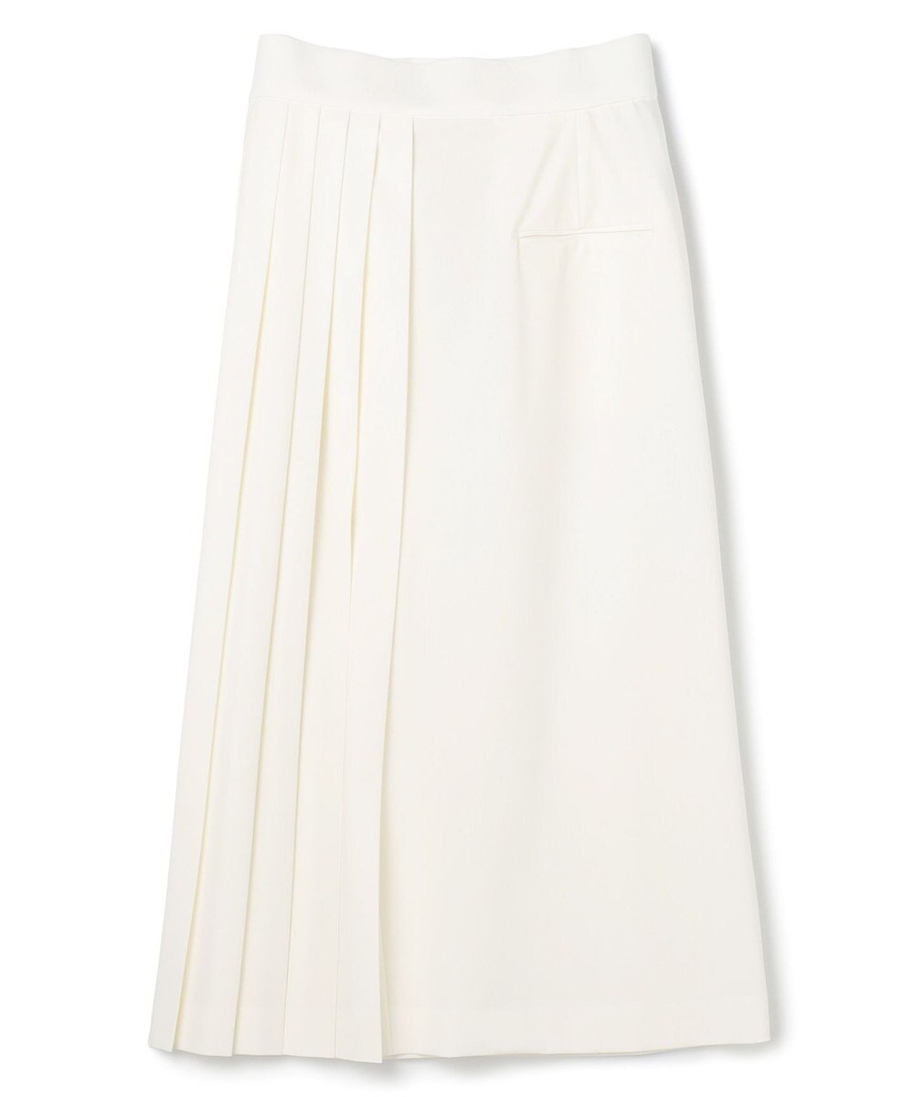 BEIGE， 【セットアップ対応・洗える・BAILA 11月号掲載】ZEPHYR / ウールライクアシンメトリープリーツスカート 