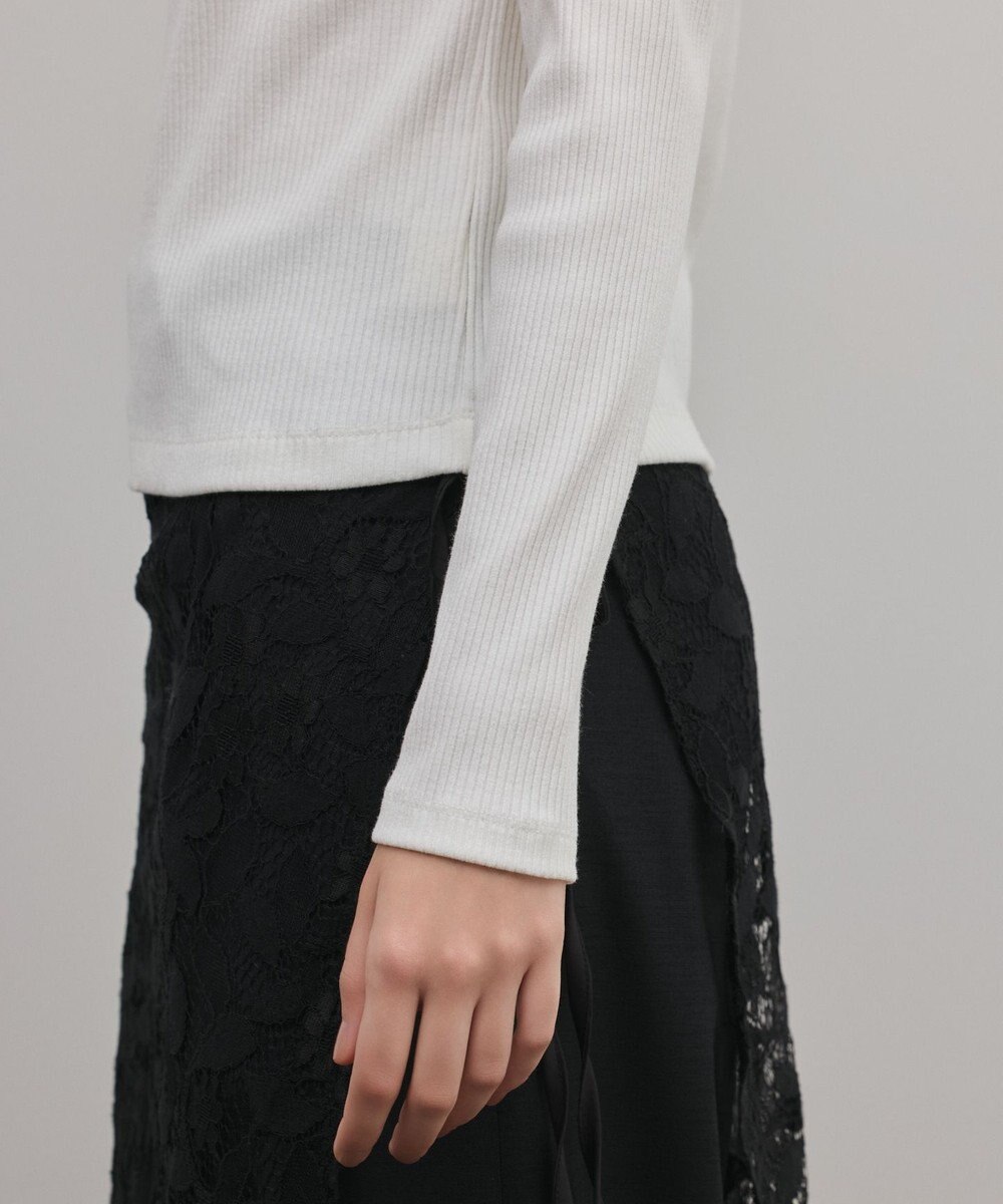 GRACE CONTINENTAL ヘンリーネックカットトップ 