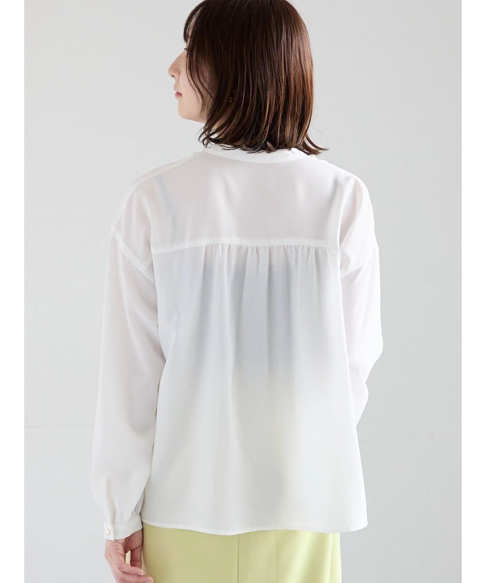 Te chichi フロントフリルキーネックブラウス 