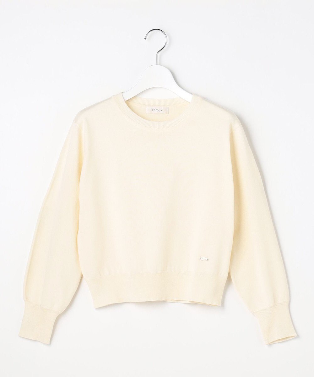 Feroux 【先行予約】美シルエットニット プルオーバー 