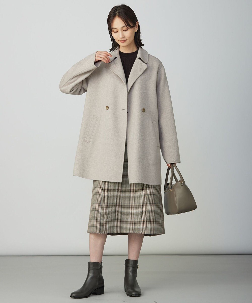 J.PRESS LADIES KNIT BASIC クルーネック カーディガン 