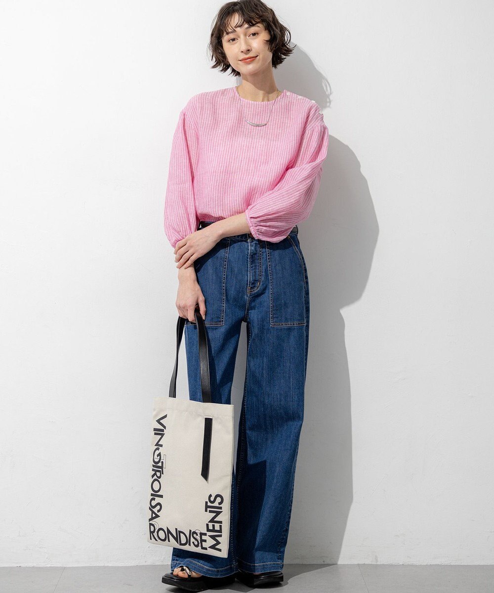 23区 【見上愛さん着用/Oggi・CanCam掲載】ポインテッド Tストラップ サンダル 