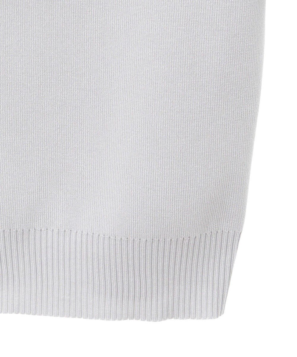 earth music&ecology リボン半袖ニットプルオーバー 